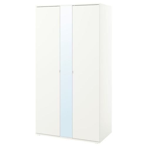 VIHALS Wardrobe with 2 doors - white 41 3/8x22 1/2x78 3/4 "