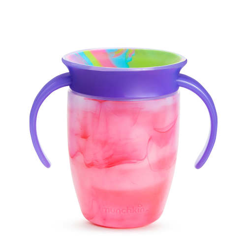 Munchkin Miracle® 360° Tie Dye Trainer Cup - Flower Power Pink