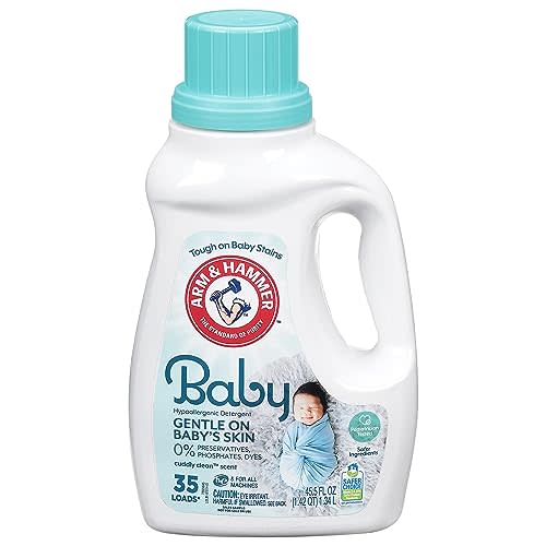 Arm & Hammer, Baby Hypoallergenic Cuddly Clean Scent Detergent, 45.5 Ounce