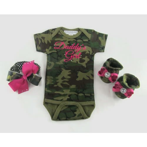 Baby Girl Clothes, Camo Baby Clothes Set: Camo Baby Clothes, Baby Clothing, Newborn Clothes, Camo Baby Girl, Baby Gift, Baby Girl