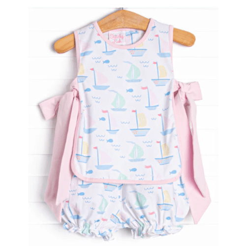 Dock Days Bloomer Set, Pink – Stitchy Fish