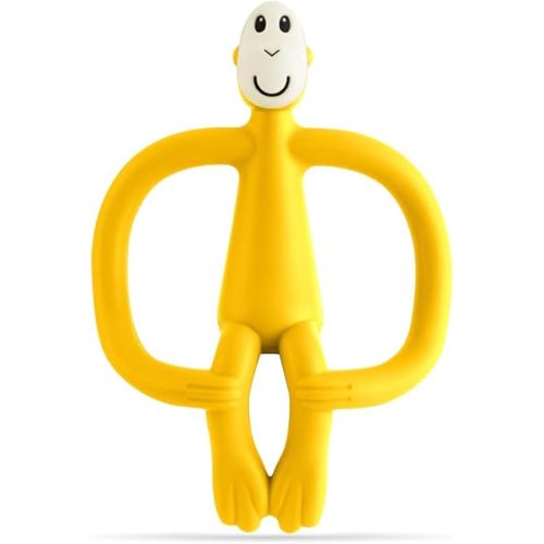 Matchstick Monkey Original Teether & Gel Applicator, Yellow