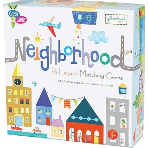 C.R. Gibson Gibby & Libby Memory Matching Game (Age 3+), Neighborhood