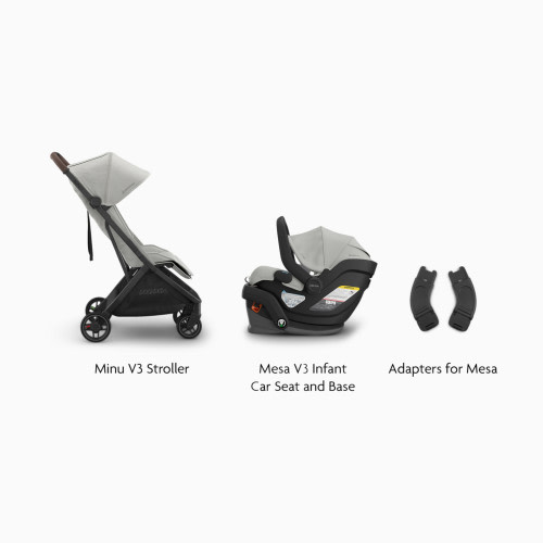 UPPAbaby Minu V3 Stroller, Mesa V3 & Car Seat Adapters - Savannah