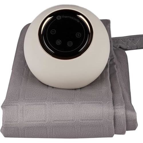 Water Circulating Heated Mattress Pad by Thermacycle; Water Heated Mattress Pad, No Electric Wire, EMF-Free, Quiet Motor and Instant Warm Heat - Mattress Topper Bed Warmer (King – 79” by 71”)