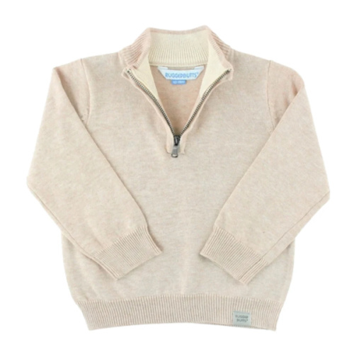 Quarter Zip Sweater - Heather Oatmeal – Hello Gracie Lou