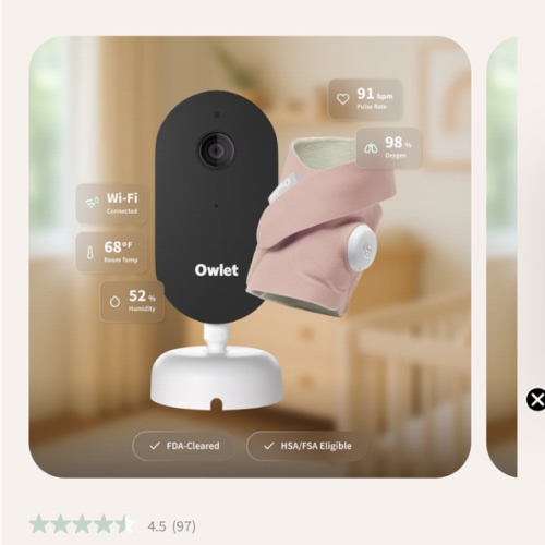 Owlet Dream Duo – FDA-Cleared, All-In-One Smart Baby Monitoring System – Owlet US