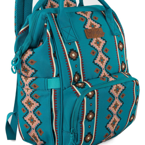 Montana West Wrangler Callie Diaper Bag Backpack with Stroller Straps Multifunction Baby Travel Bag WG2204-9110TQ