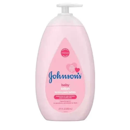 Johnson's Moisturizing Pink Baby Lotion With Coconut Oil - 27.1 Fl Oz