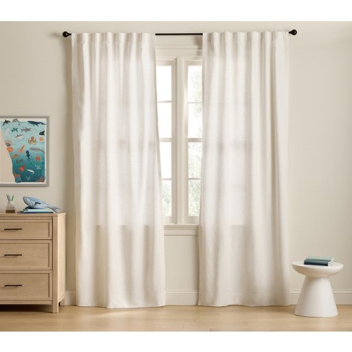 Evelyn Linen Light-Filtering Curtain