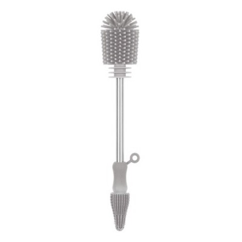 Haakaa Double-Ended Silicone Brush 1 PK Suva Grey