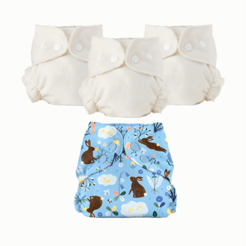 7-17lbs Organic Cloth Diaper Bundle Starter – Esembly