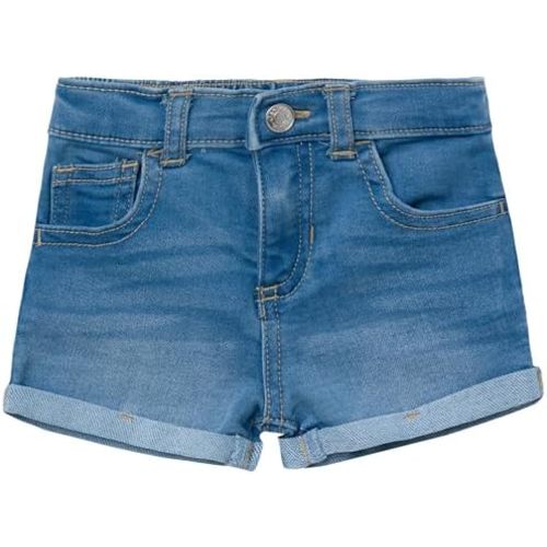 Gerber Baby and Toddler Girls Cuffed Denim Shorts