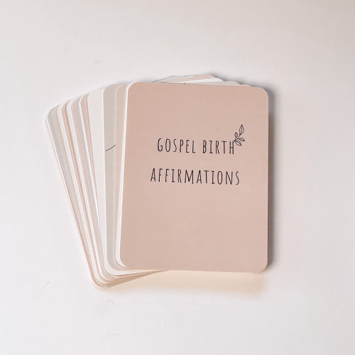 Christian Gospel Birth Affirmation Cards: Inspirational Support for Pregnancy, Labor, and Delivery