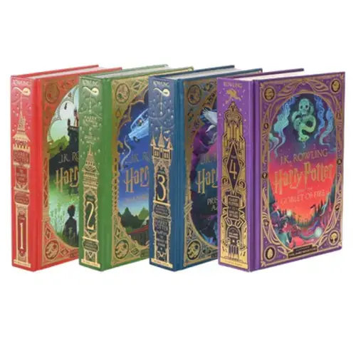 Harry Potter Illustrated with Interactive Elements Book Set (1-4)