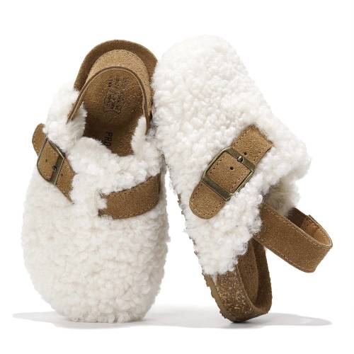 Project Cloud | "Jeanna" Mini Clogs for Kids | Genuine Leather | Memory Foam | Lightweight | Non-Slip