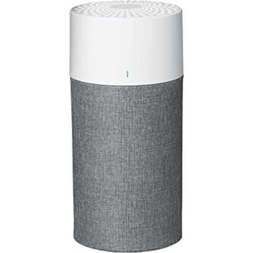 BLUEAIR Bedroom Air Purifier, Small Room Air Cleaner Dust Pet Dander Smoke Mold Pollen Bacteria Virus Allergen, Odor Removal, for Home Office Nursery, Washable Pre Filter, HEPASilent, Blue 411 Auto