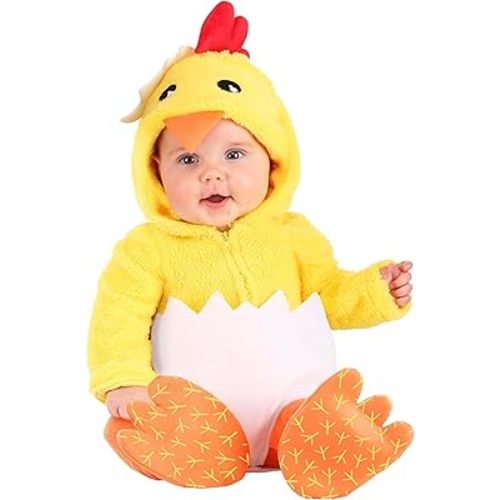 Adorable Infant Hatching Chicken Costume - Ultimate Comfort & Egg-ceptional Detailing