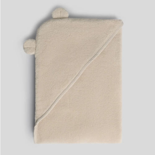 Organic Hooded Baby Towel with Ears (Natural) – Parachute Home