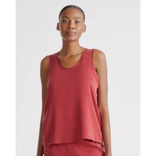 Women's 100% Washable Silk Pajama Tank