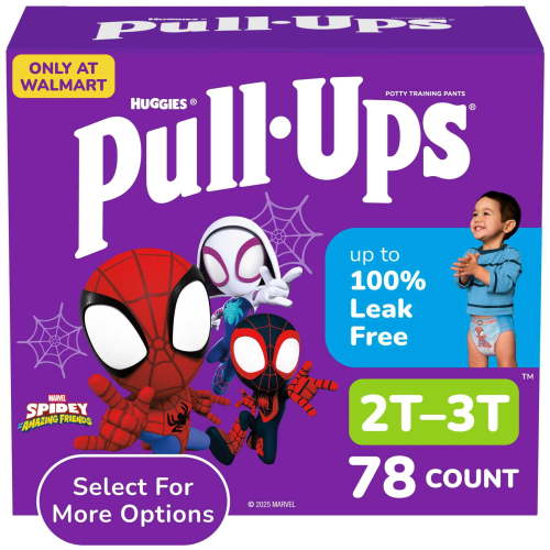 Pull-Ups Boys' Potty Training Pants, 2T-3T (16-34 lbs), 78 Count (Select for More)