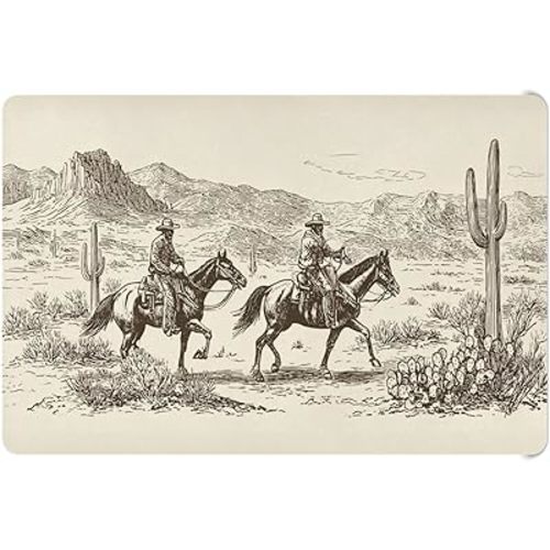 Baby Crib Sheet American Wild West Desert Crib Mattress for Boys and Girls Cowboys Playard Sheet Soft Breathable Fitted Baby Mattress Cover 52x28in