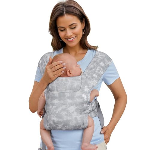 Newborn Carrier, Cozy Baby Carrier, Ergonomic Baby Wrap Carrier,TieDyeGre