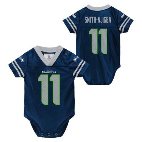NFL Seattle Seahawks Boys' Smith-Njigba Bodysuit Jersey - 6-9M