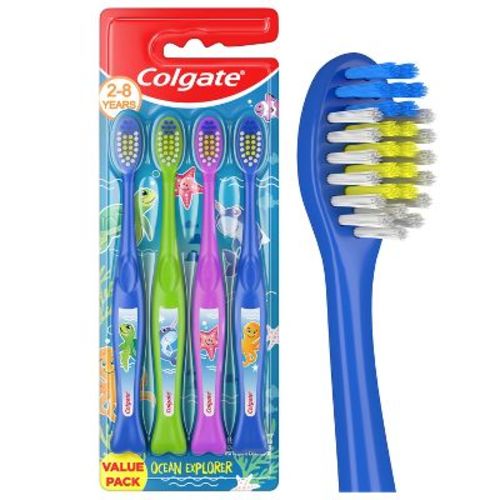 Colgate Kids Toothbrush Value Pack Ocean Explorer Extra Soft - 4ct