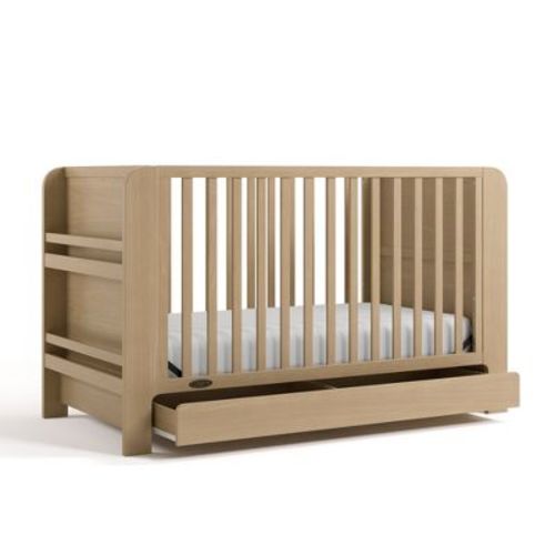 Graco Read-with-Me 4-in-1 Convertible Crib with Drawer - Driftwood