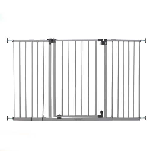 Summer by Ingenuity Central Station Safety Pet and Baby Gate, 28.5 - 52" Wide, 30" Tall - Gray