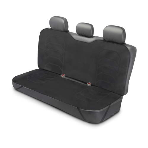 Auto Drive Waterproof Rear Bench Seat Protector Black, Universal Fit