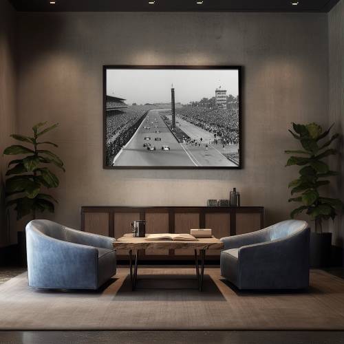 Indianapolis 500 Mile race Poster Indy 500 race car decor Indianapolis Motor Speedway raceway photo indy car race track photo race fan gift