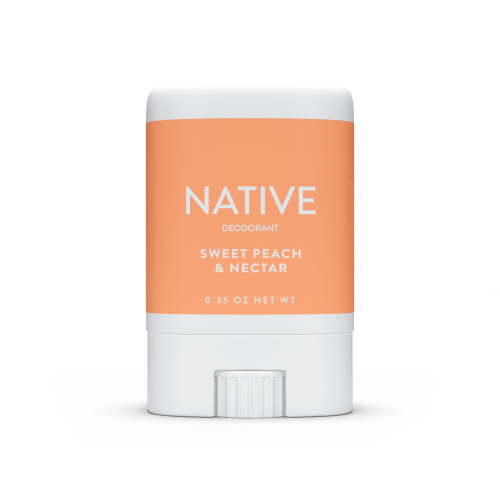 Native Deodorant Sweet Peach & Nectar Mini Travel Size 0.35 oz.