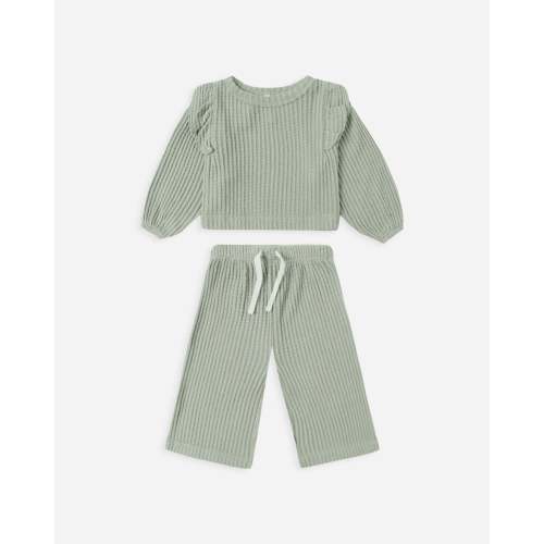 Ruffle Cozy Set || Fern – Quincy Mae