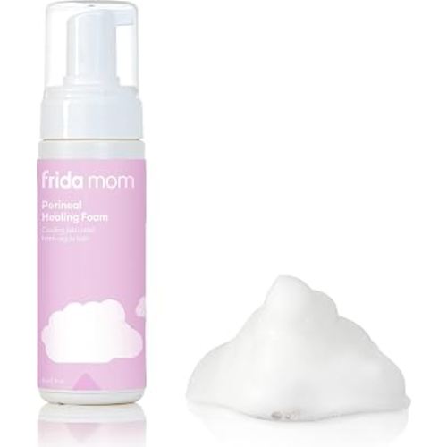 Frida Mom Witch Hazel Perineal Healing Foam for Postpartum Care, 5 Fl Oz | Cooling Pain Relief and Hemorrhoid Treatment for New Moms Recovering After Birth, 5 Fl Oz Bottle