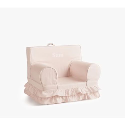 My First Dusty Blush Ruffle Anywhere Chair®