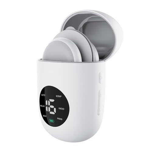 makoxyin Wireless TENS Unit, Health Expert,Protable Massager,Muscle Stimulator with LCD Screen and Charging Box