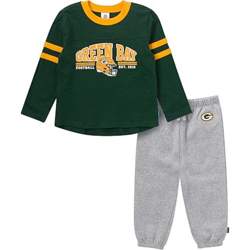 Gerber NFL unisex-baby Nfl Team Shirt and Sweatpants Set