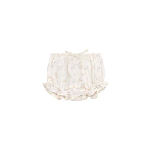Organic Cotton Muslin Frill Bloomer - Emelia Pink