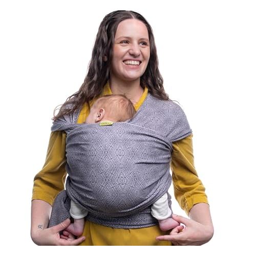 Boba Stretchy Baby Wraps Carrier - Baby Sling - Hands-Free - Baby Carrier Sling - Newborn to Toddler 7-35 lbs (Kahla)