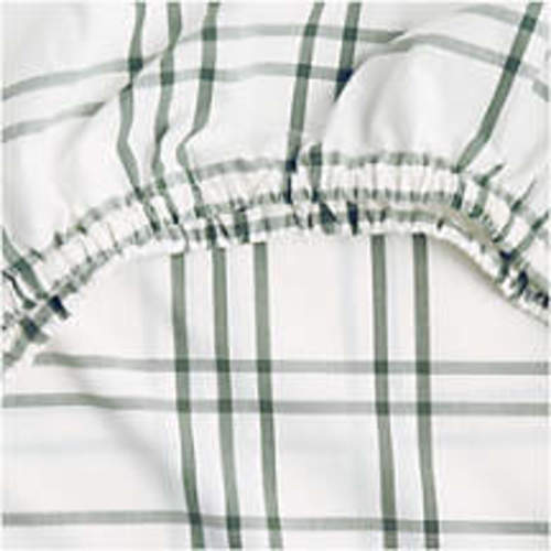 Stax Pine Green 100% Organic Cotton Baby Crib Fitted Sheet