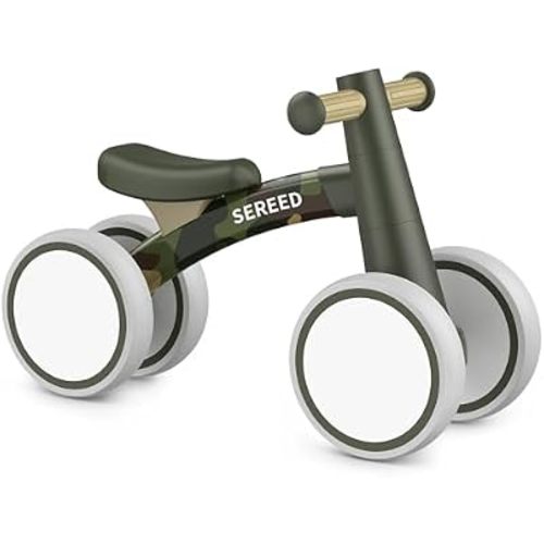 SEREED Baby Balance Bike for 1 Year Old Boy Girl, First Birthday Gift Toy