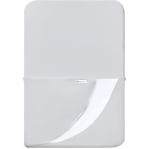 Wrap Sheet – Anti-Rollover Safe Sleep Blanket for Newborns – Fits Bedside Sleepers, Pack & Plays, Mini Cribs – Newborn Sleep Essential (Grey, Pack and Play or Mini Crib)