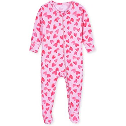 Gerber Unisex Baby Toddler Buttery-Soft Snug Fit Footed Pajamas with Viscose Made with Eucalyptus