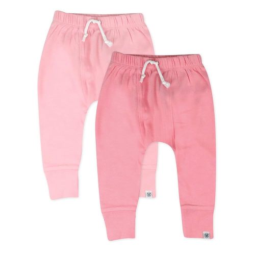 HonestBaby Multipack Honest Pants Joggers Pull on 100% Organic Cotton for Infant Baby and Toddler, Boys, Girls, Unisex