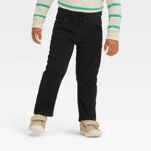 Toddler Boys' Straight Leg Denim Pants - Cat & Jack™ Black