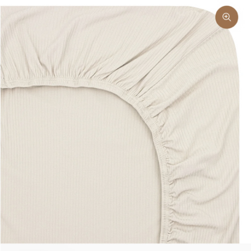 Cove Ribbed Crib Sheet
