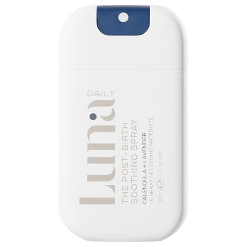 Luna Daily Postpartum Spray, Fragrance-Free with Aloe Vera | pH-Balanced Perineal & Feminine Recovery Care | Cooling Relief for Intimate Itch | Vegan, Soothing Cleanser & Pregnancy-Safe, 30ml