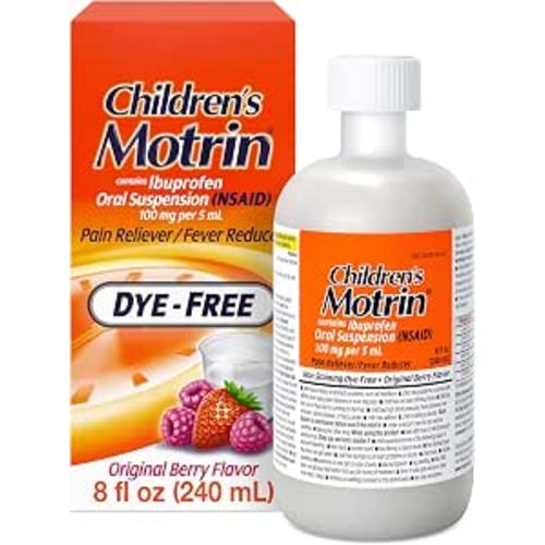 Children's Motrin Oral Suspension 100mg Ibuprofen Fever Reducer, 8 fl. oz